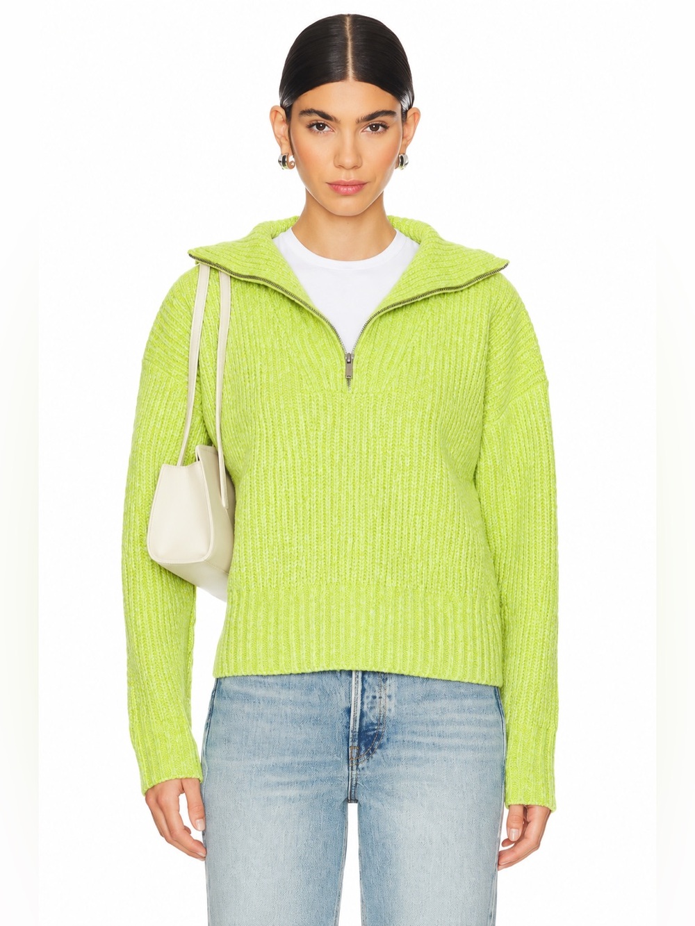 29. John + Jenn $130 atlas sweater  100% cotton quarter zip